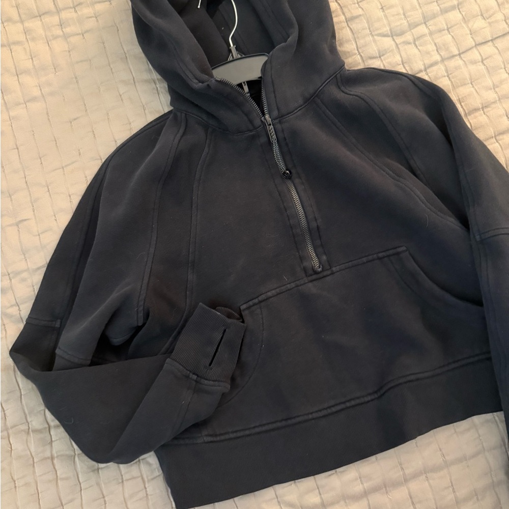 Black Half-Zip Scuba